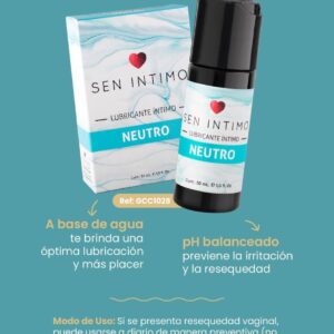 LUBRICANTE NEUTRO X 30 ML BY SEN ÌNTIMO