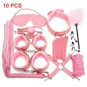 Kit bondage sadomasoquismo BDSM 10 piezas